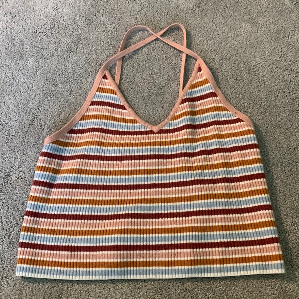 Colorful crop tank